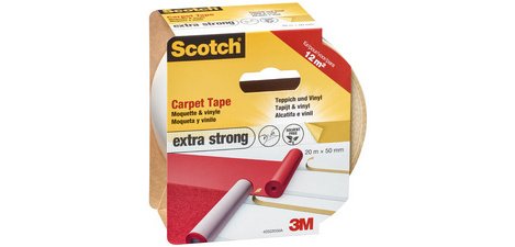 Extra strong adhesive tape for carpets, 50 mm x 20 m
