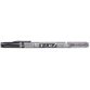 Tombow Stylo de calligraphie Fudenosuke Twin, noir/gris