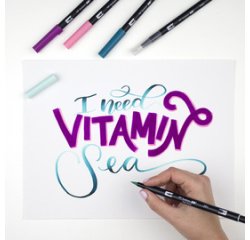 Tombow Kit de calligraphie 'advanced', kit de 10