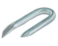 Krammen voor schutting, 3,1 x3,1 mm, gegalvaniseerd staal, 400 g