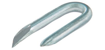 Cavaliers pour clôture 3,1 x 31 mm, acier galvanisé,