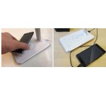 Lampe de bureau à LED JAZZ, blanc / gris métallisé