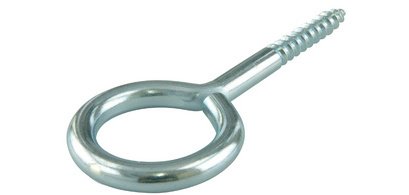 Vis à anneau - Filetage pour bois - Acier galvanisé