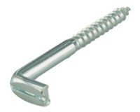 Crochet pour tableau - Filetage pour bois - Acier galvanisé