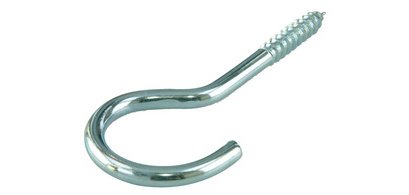 Crochet plafond, cintré, 40 x 3,0 mm, galvanisé, 25