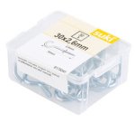 Crochet plafond, cintré, 40 x 3,0 mm, galvanisé, 25