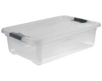 Boîte de rangement 'cornelia', 28 L, transparent