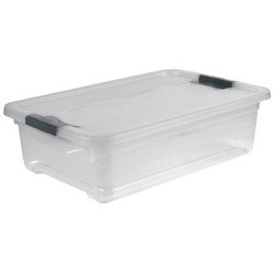Opbergbox 'Cornelia', 28 liter, tranparant