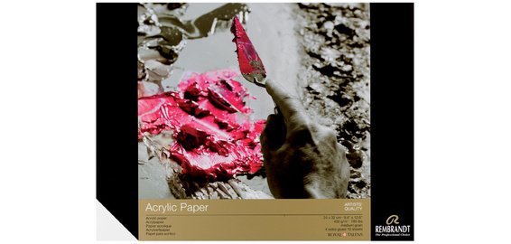 ROYAL TALENS REMBRANDT Bloc d'artiste 'Acrylique', 240 x 320