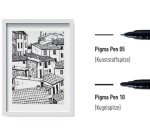 Stylo feutre PIGMA PEN, étui de 3, noir