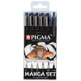 Kit Manga PIGMA, étui de 6