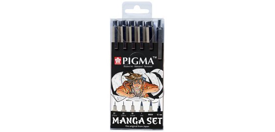 PIGMA Manga Kit, set of 6