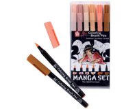 Set Manga Koi Coloring Brush, étui de 6
