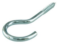 Crochet pour corde à linge - Filetage pour bois - Acier galvanisé