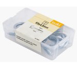 Crochet pour corde à linge, 65x4,8x22 mm, contenu: 12