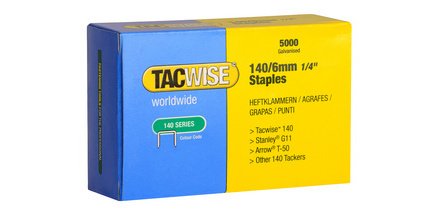 Agrafes galvanisées Type 140 pour agrafeuse manuelle - Boîte de 5000