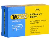 Agrafes 53/8 mm, 5.000 pièces, galvanisé