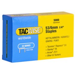 Agrafes 53/6 mm, 5.000 pièces, galvanisé