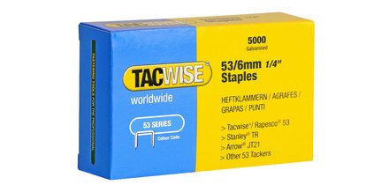 Agrafes 53/14 mm, 5.000 pièces, galvanisé