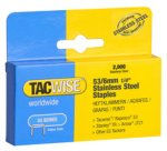 Agrafes pour pistolet agrafeur avec agrafes de type 53 - Boite de 2000