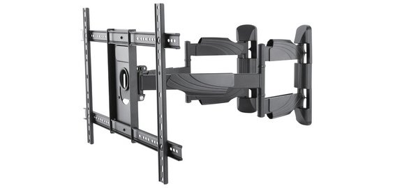 Support mural de coin pour TV Full Motion,