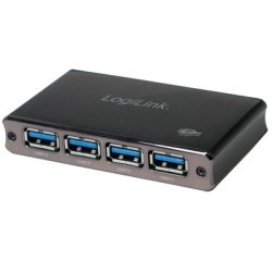 Hub USB 3.0 avec bloc d'alimentation, 4 ports,