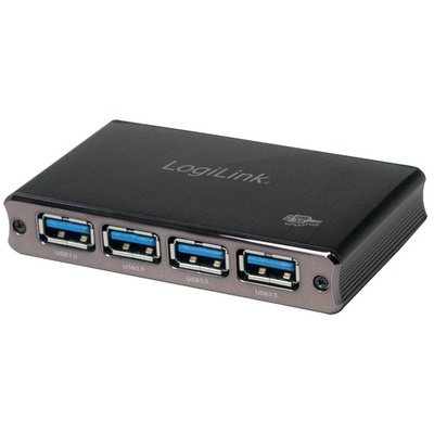 Hub USB 3.0 met voedingsadapter, 4 poorten