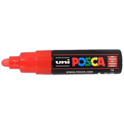 Marqueur à pigment PC-7M, rouge