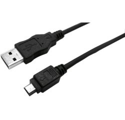 Câble de connexion USB 2.0, USB-A - mini USB-A mâle