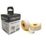 rillstab Rouleau d'étiquettes, 89 x 36 mm, blanc