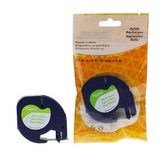 rillstab Cassette à ruban papier, noir/blanc, 12mm x 4m