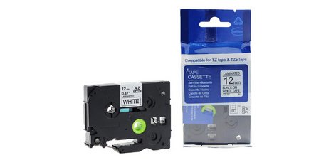 rillstab Cassette à ruban, noir/jaune, 12 mm x 8 m