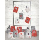 Calendrier de l'Avent 'STYLE', 24 sachets en papier