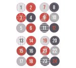 Calendrier de l'Avent 'STYLE', 24 sachets en papier