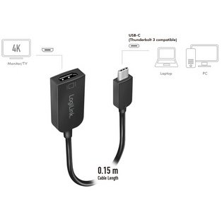 Câble adaptateur USB-C - HDMI, noir