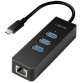 Adaptateur USB 3.0 vers Gigabit, Hub USB 3 ports