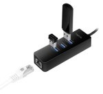 Adaptateur USB 3.0 vers Gigabit, Hub USB 3 ports