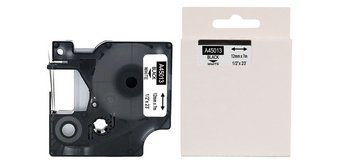 rillstab Cassette à ruban, noir/blanc, 19 mm x 7 m