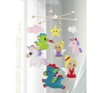 Set pour mobile 'forêt enchantée', 14 pièces