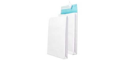 Pochette d'expédition à soufflets B4, fil renforcé