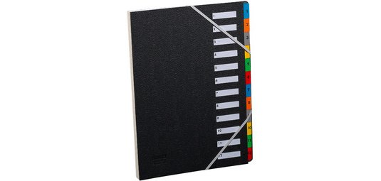 Digital sorter, A4, 1-12, 12 compartments, black