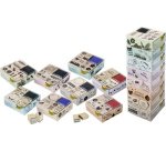 Set de tampons en bois 'Unicorn', en bois, 12 pièces