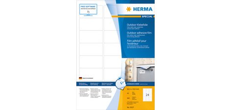 Etiquette en film adhésif Outdoor SPECIAL,420 x 297 mm