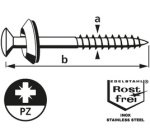 Vis étanches 4,5x35 mm, PZ2, 25 pièces