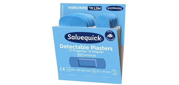 Recharge Salvequick, pansement détectable bleu