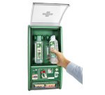 Station de rinçage oculaire, équipé