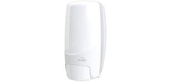 Fripa Distributeur de savon, contenance de 1 litre, blanc