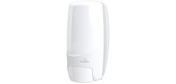 Fripa Distributeur de savon, contenance de 1 litre, blanc