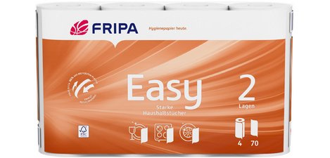 Fripa Rouleau d'essuie-tout Easy, 2 couches, ultra blanc