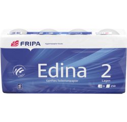 Fripa Papier toilette Edina, 4 couches, extra blanc